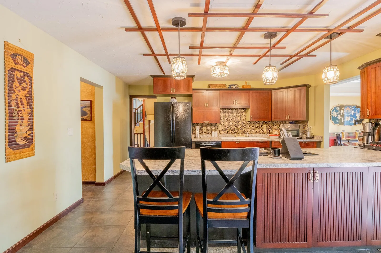 Bar Seating in Kitchen