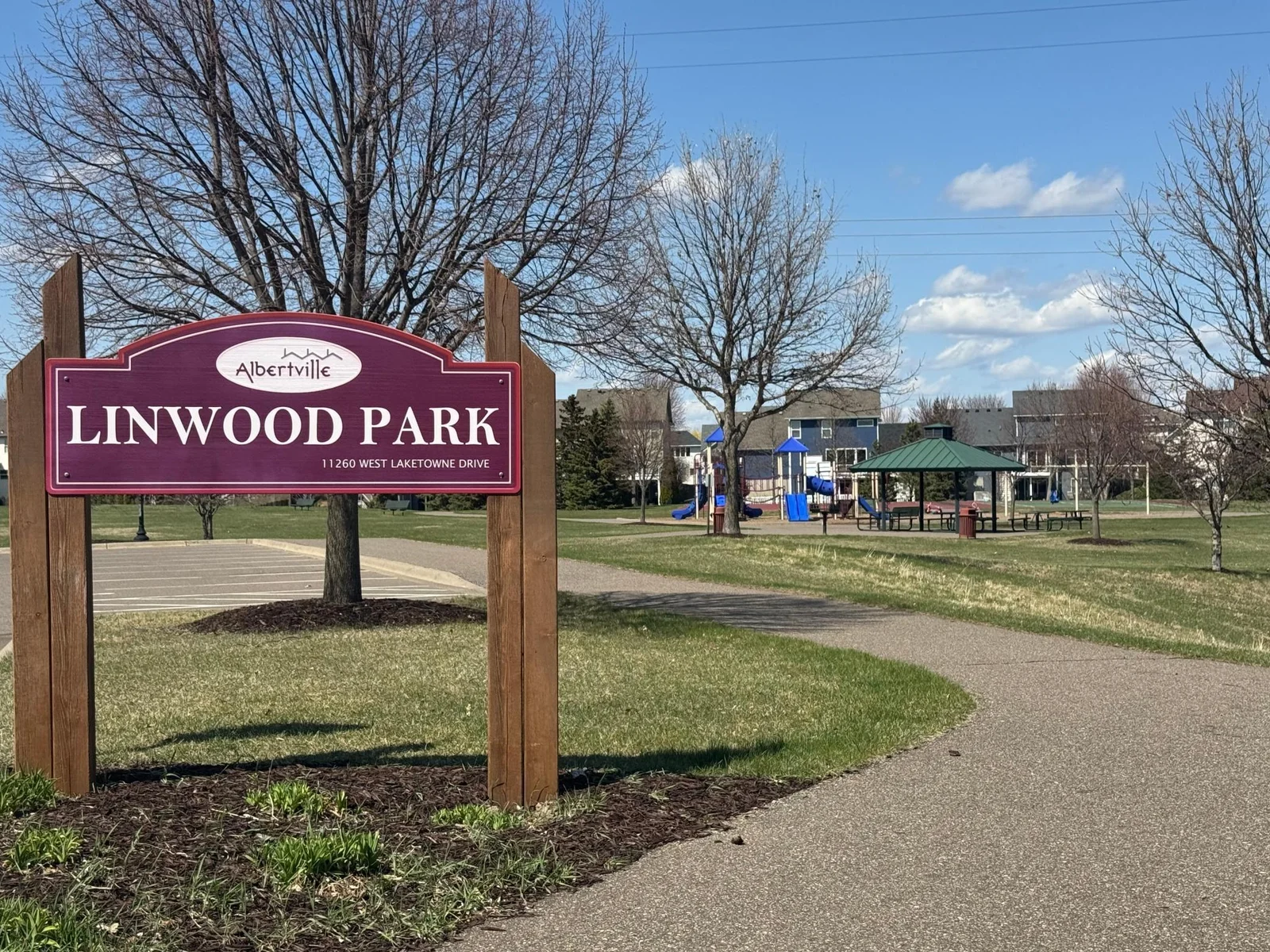 Park about a block away,