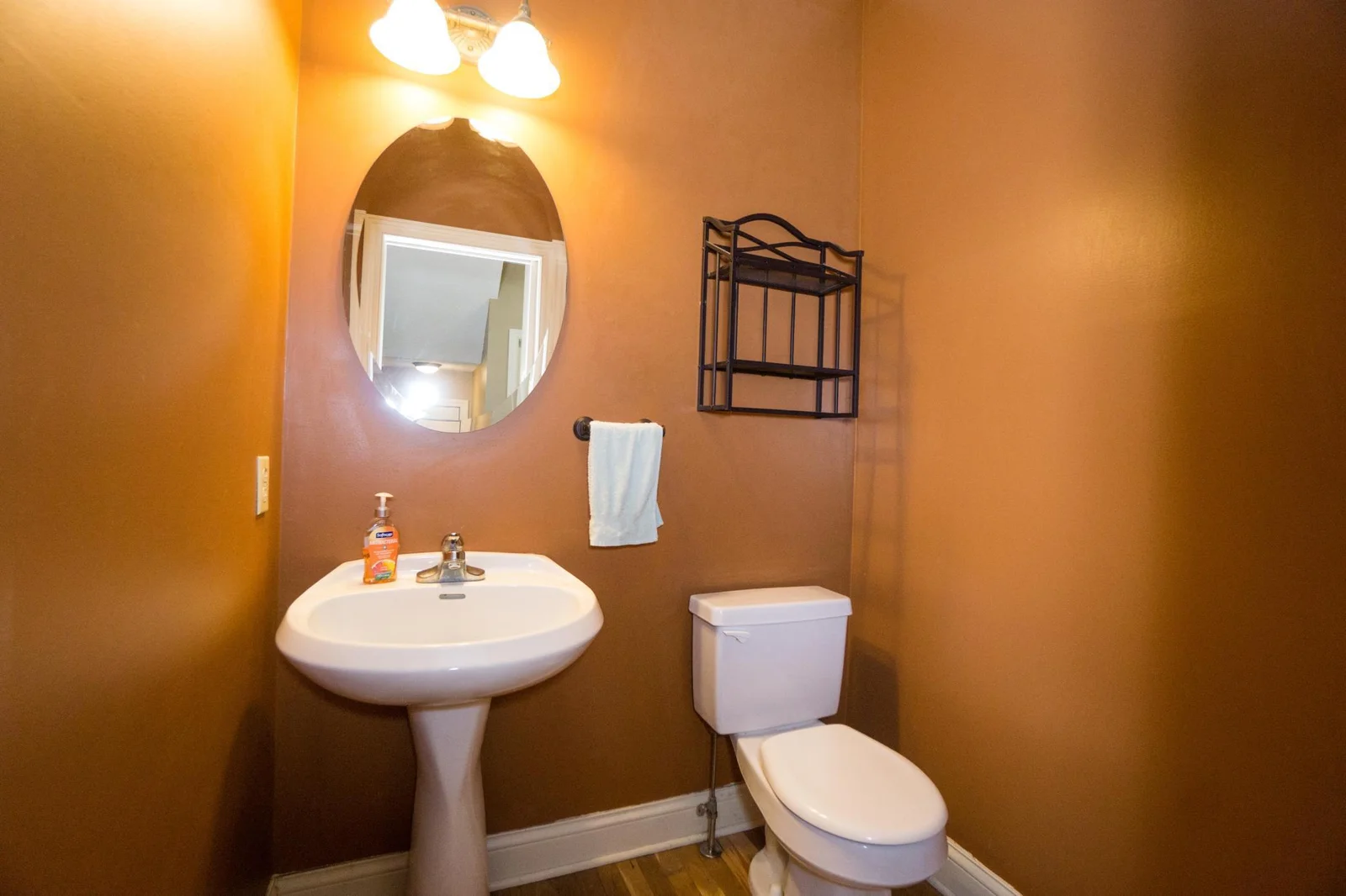 1/2 Bath on the main level. 1 0f 4 bathrooms.