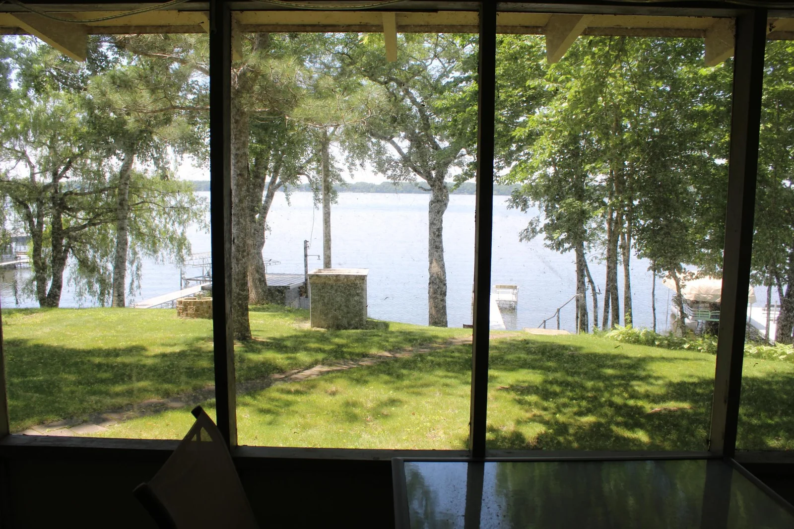 Enjoy the summer lake breeze in the porch