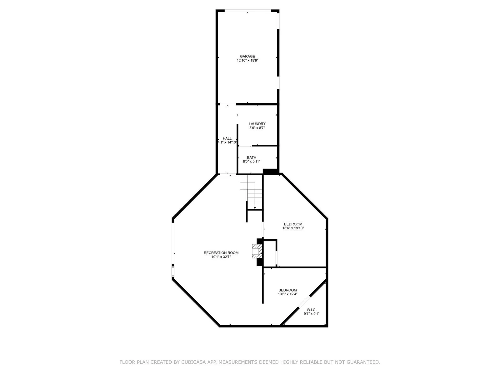 2D Floor Plan: Lower Level