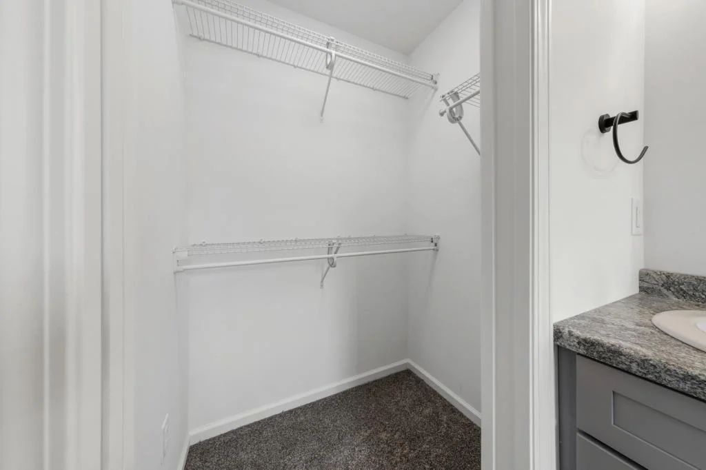 Primary walk in closet