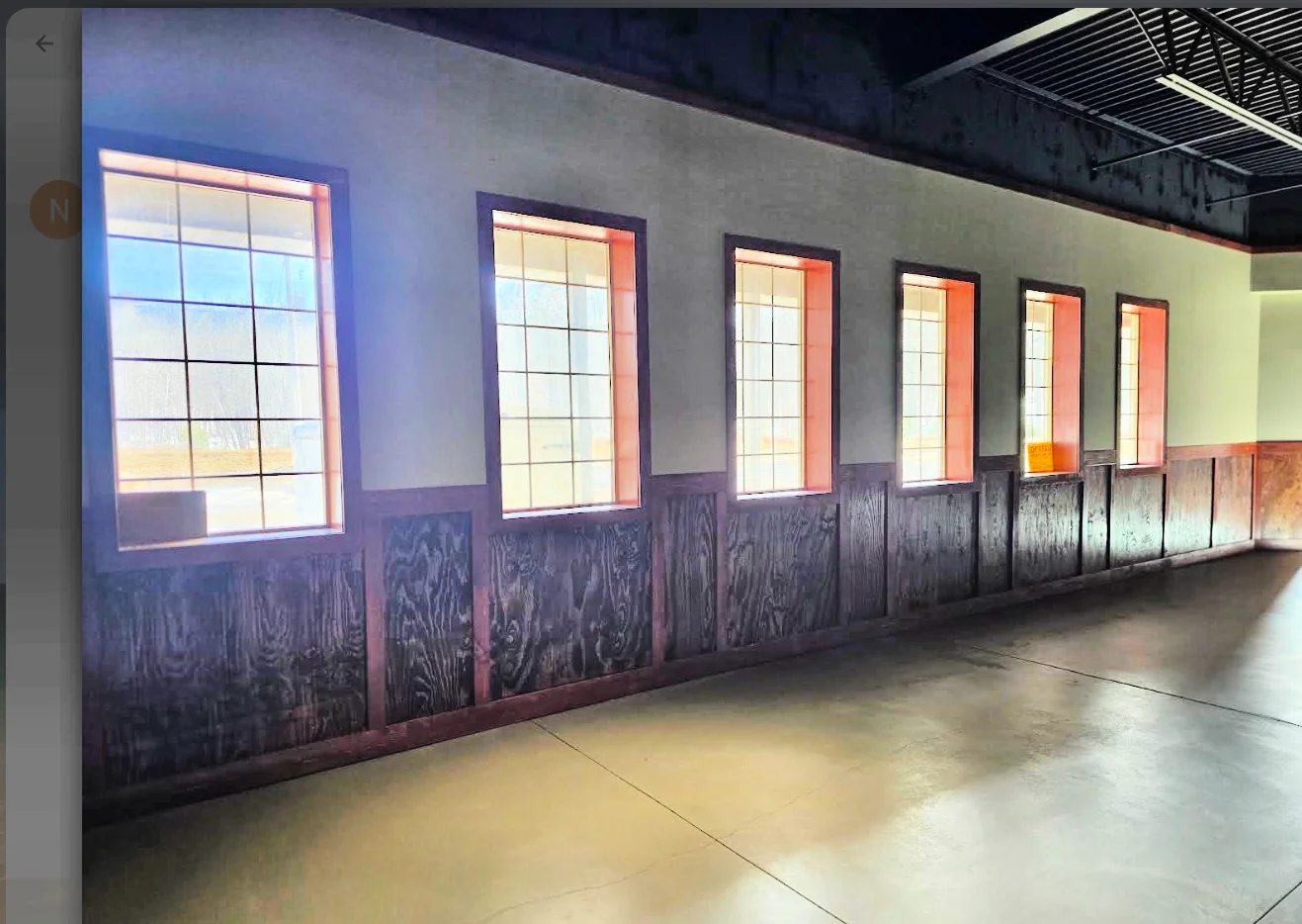 Newer energy efficient windows in the Bar Room create an open feel and allows for an abundance of natural light to flow into the space.
