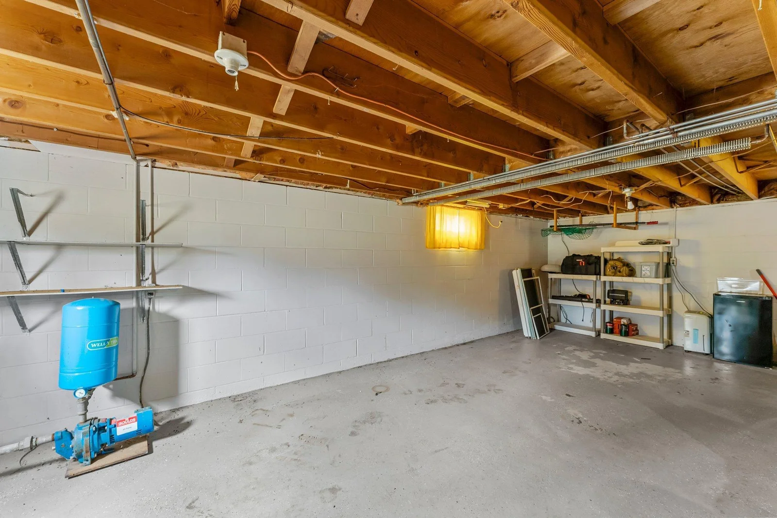 Unfinished basement
