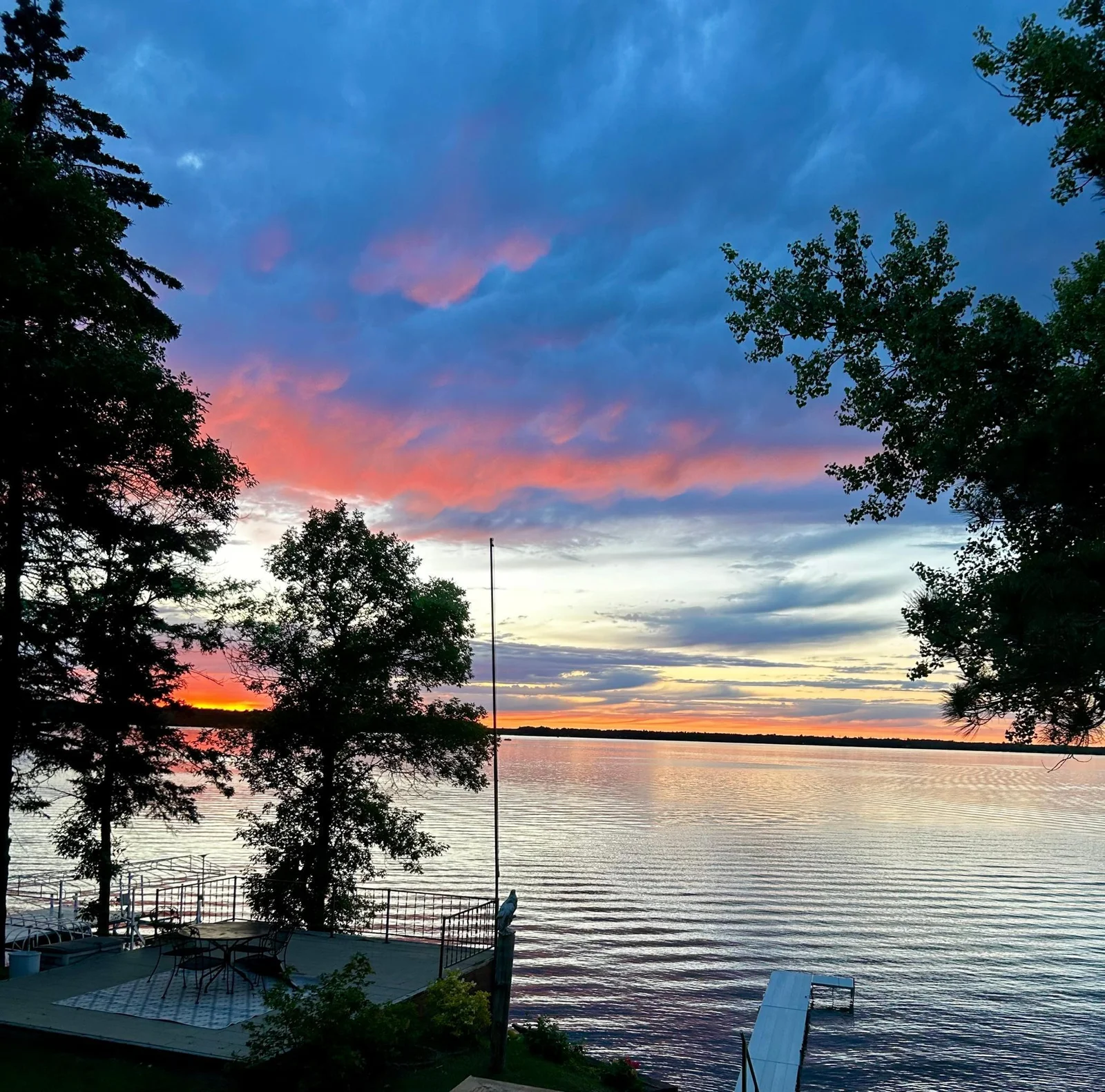 Views of Little Pine Lake.