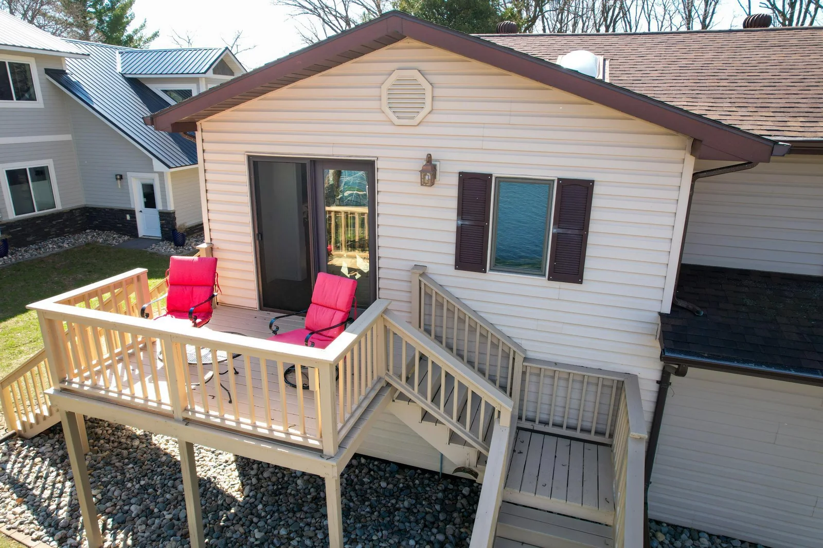 outside deck.