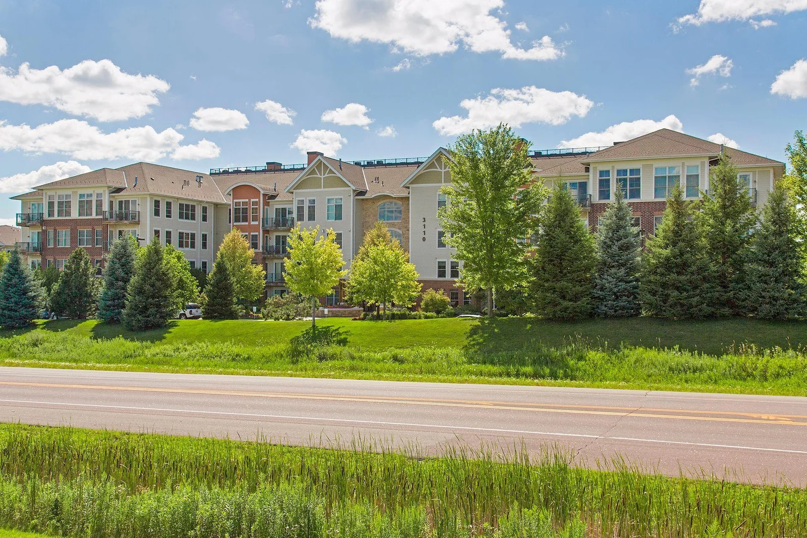 Easy access to Highway 41. Unit 105 is on the other side of the building, facing the lake.