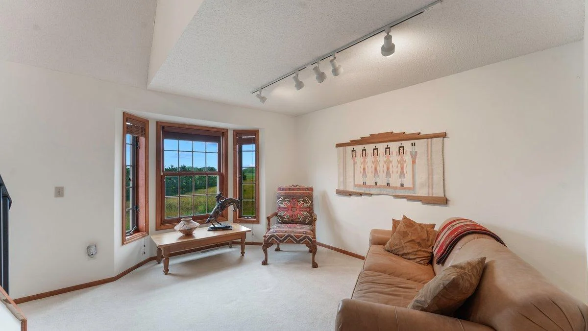 The main floor flex room.