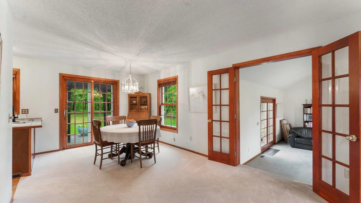 Large dining area.
