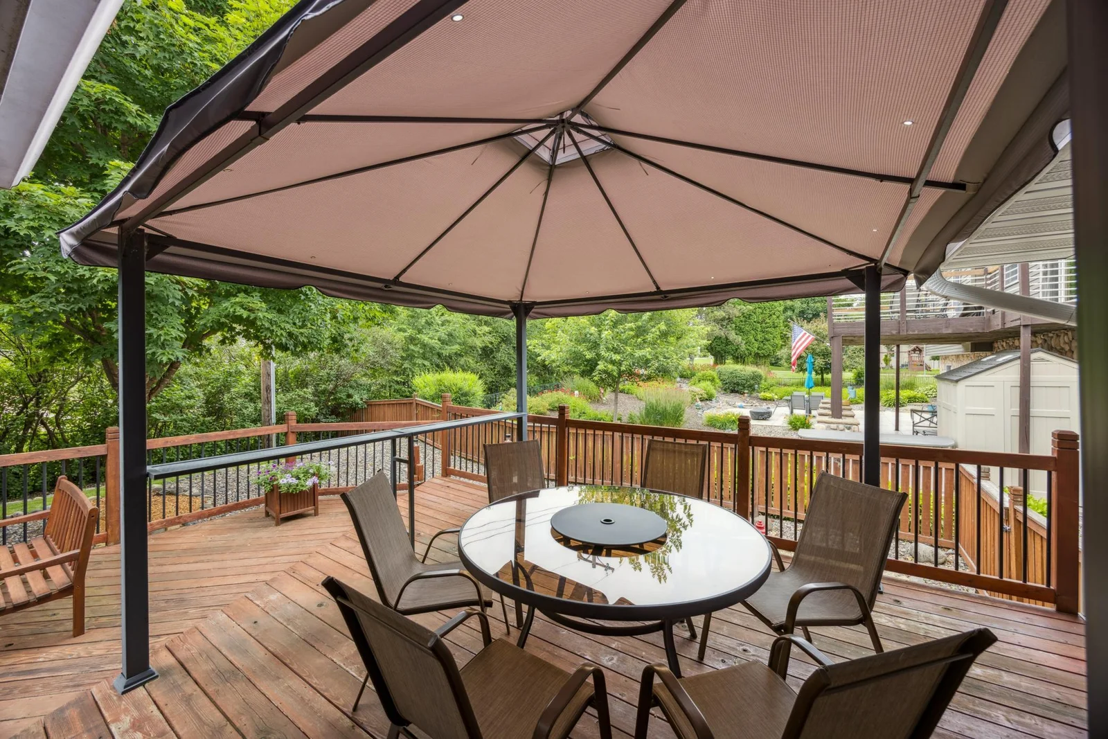 Deck with attached Gazebo