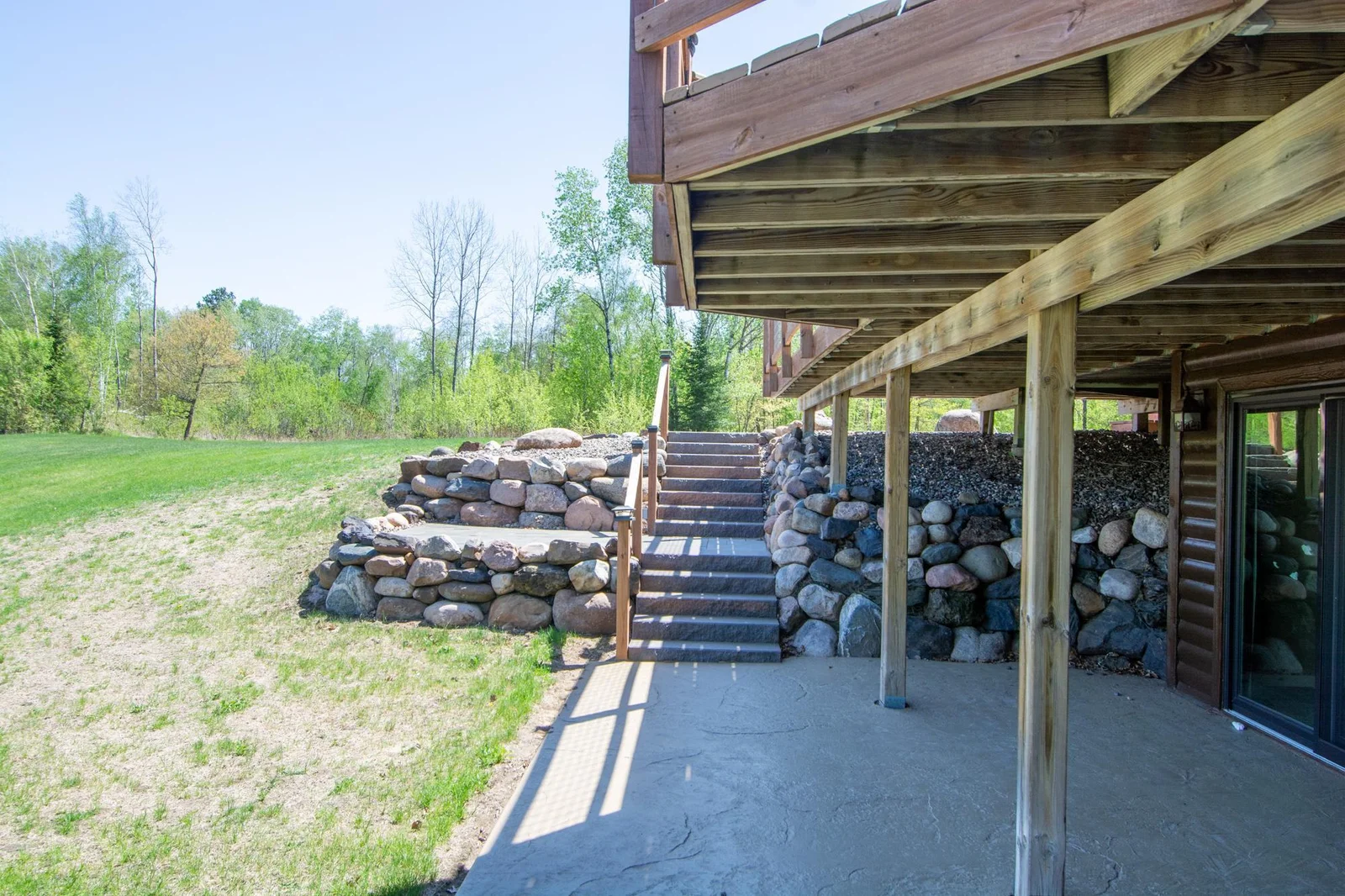 Walk out basement to the 13x30 ft. patio.