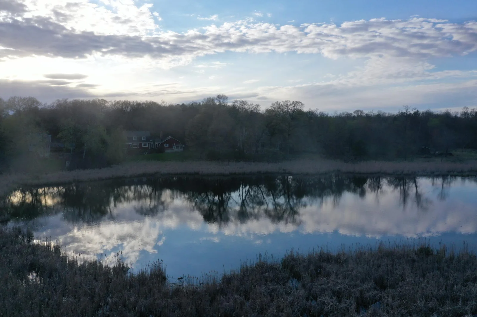 Wonderful views across the pond!