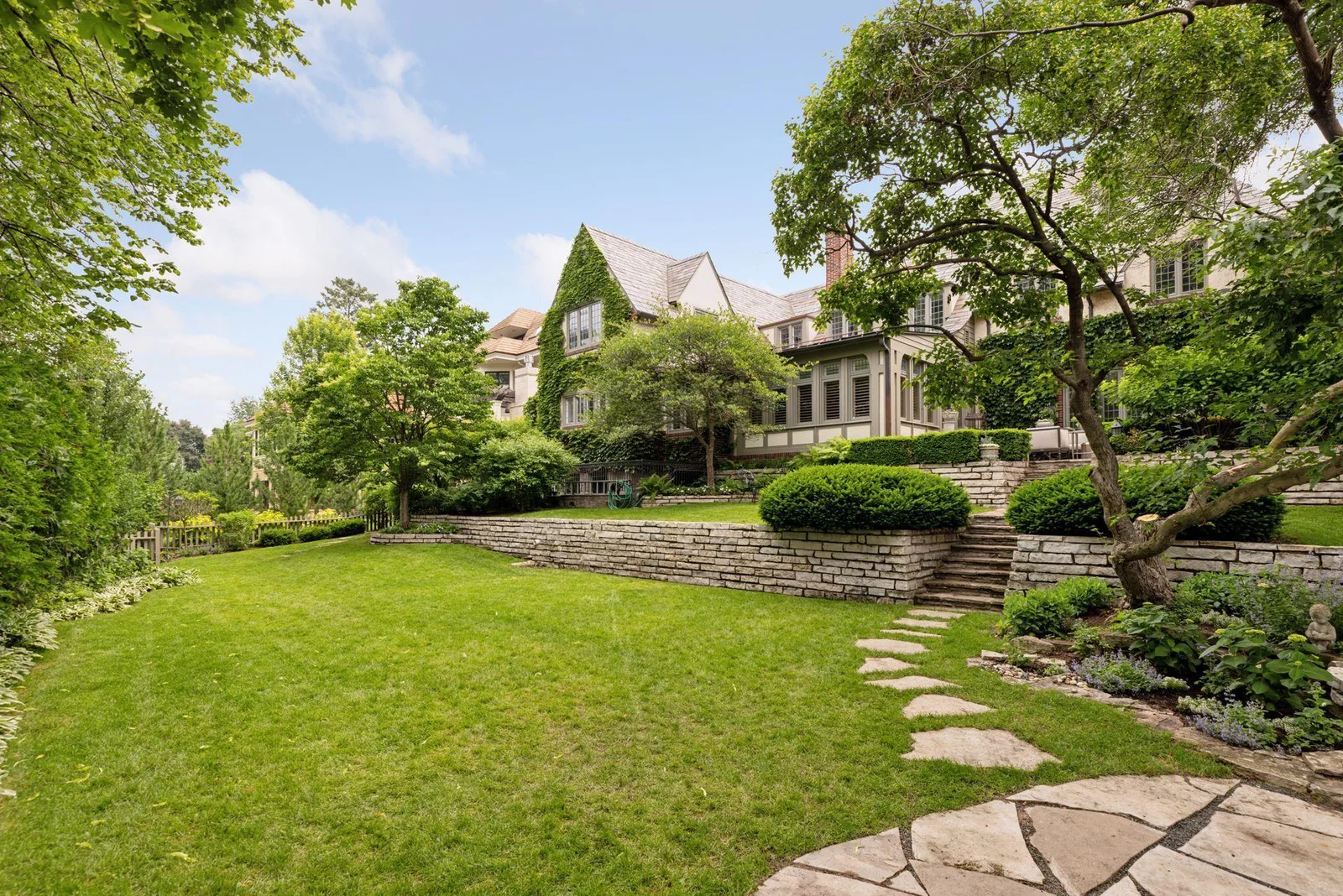 Lower level lawn.