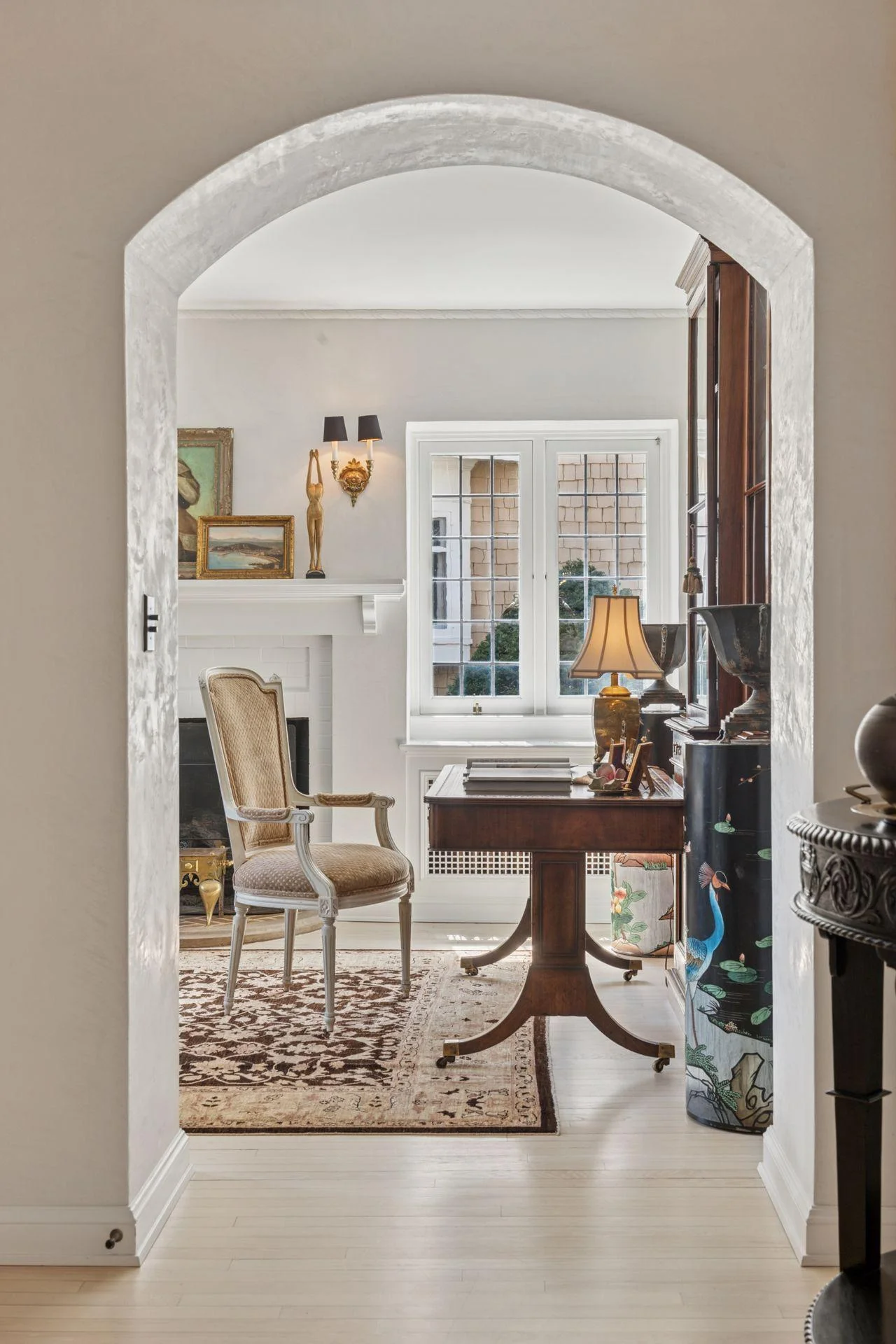 Main level office/den located off of the front entry hall.