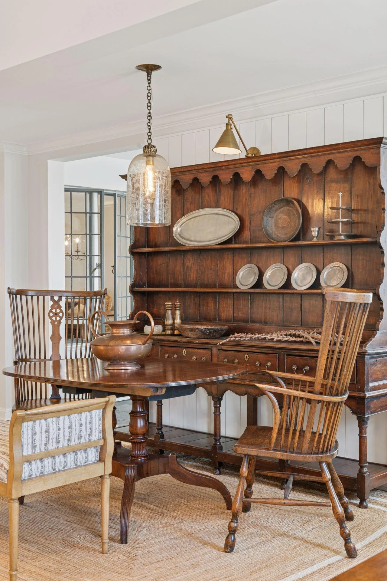 Informal dining area.