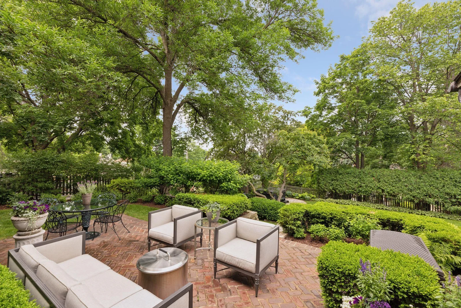 Private back yard designed for outdoor enjoyment.