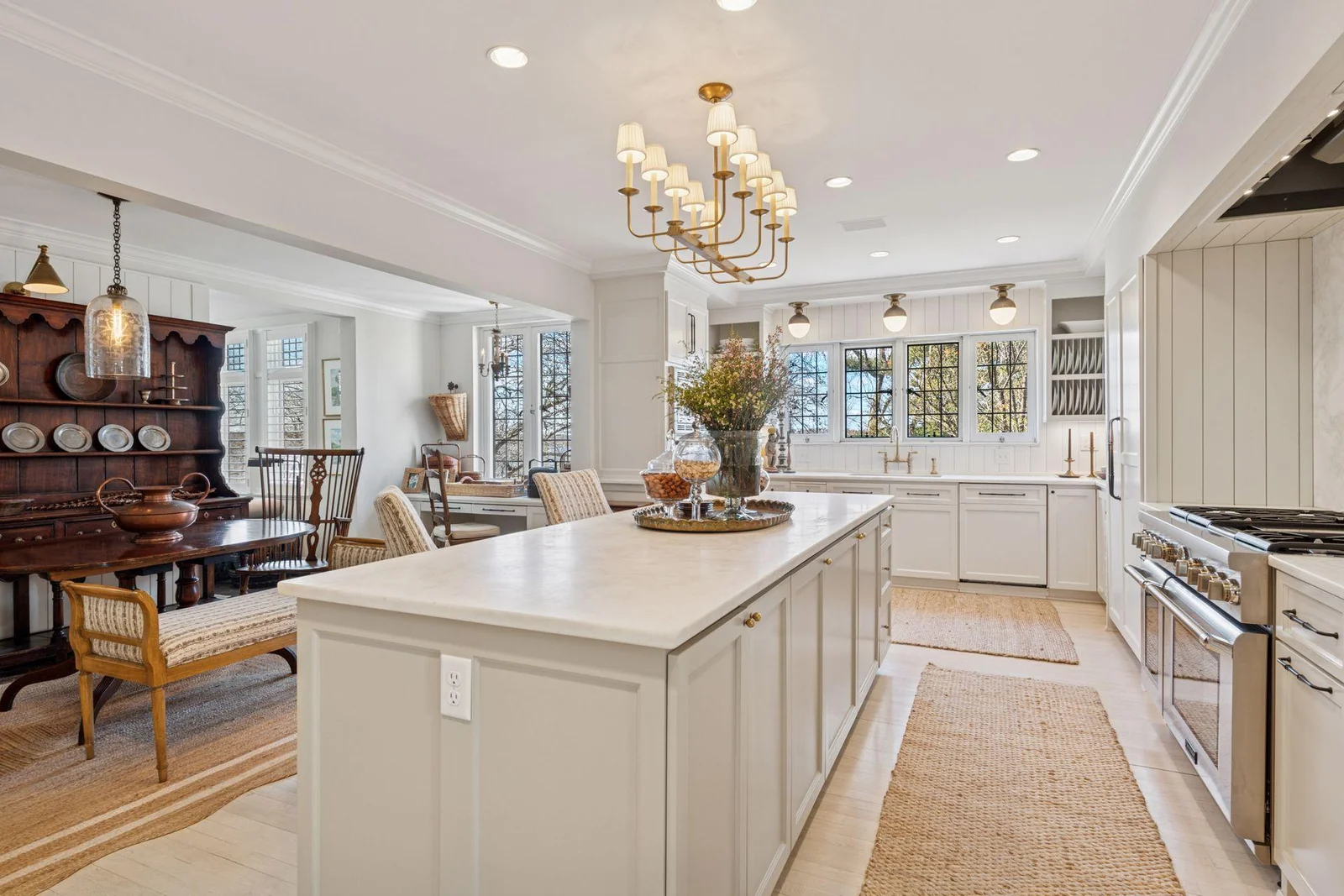 Informal dining area adjacent to kitchen.