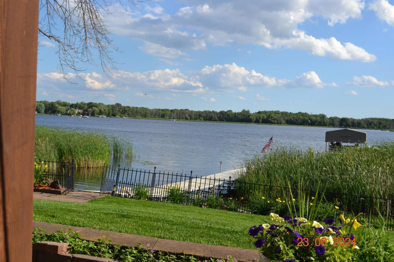 150 feet of pristine shoreline.