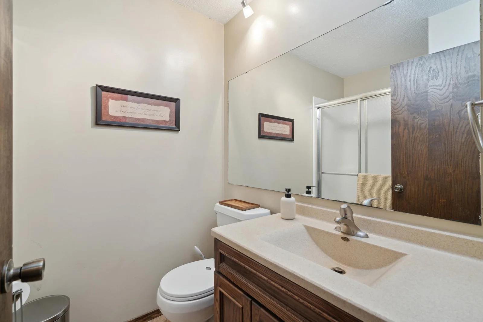 Lower level 3/4 bathroom