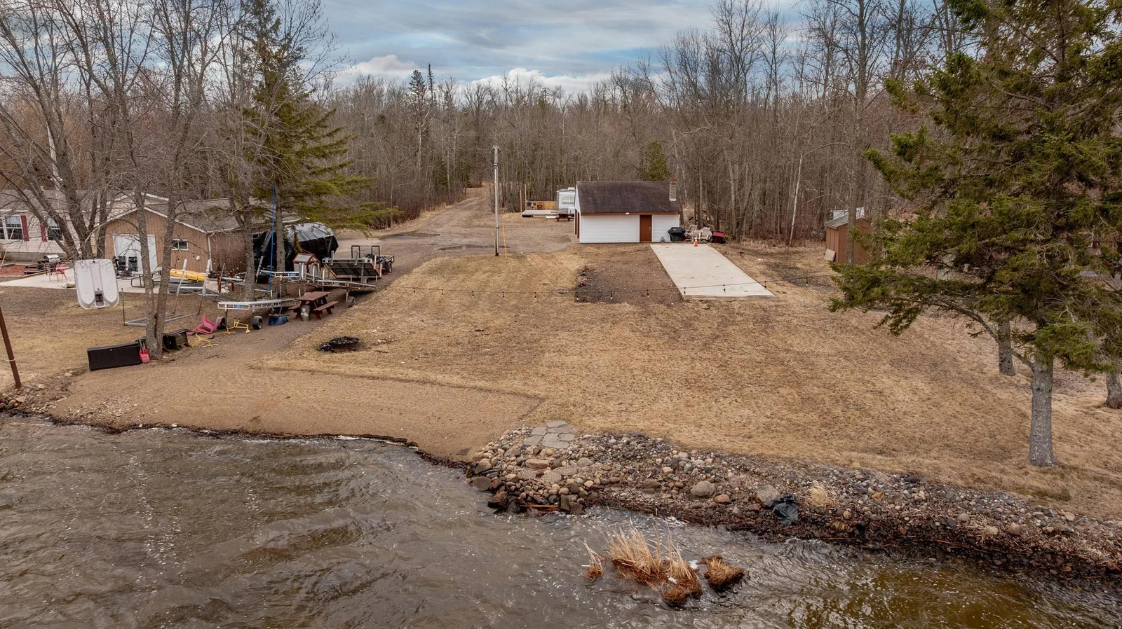 Connect to the Septic System, electrical and water.