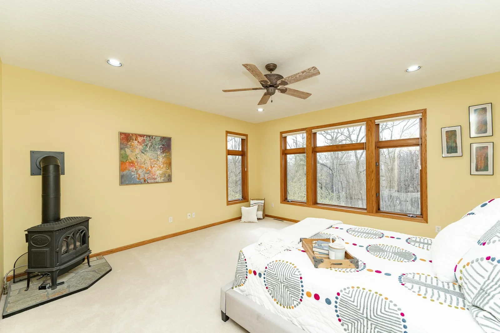 Main floor primary suite with gorgeous views