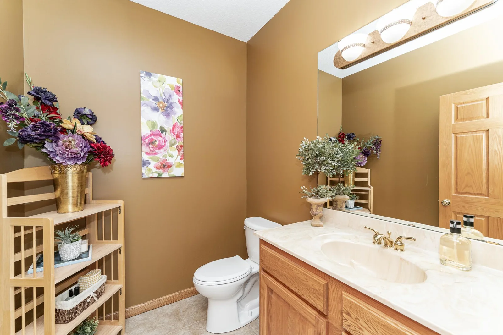 Main floor half bath.