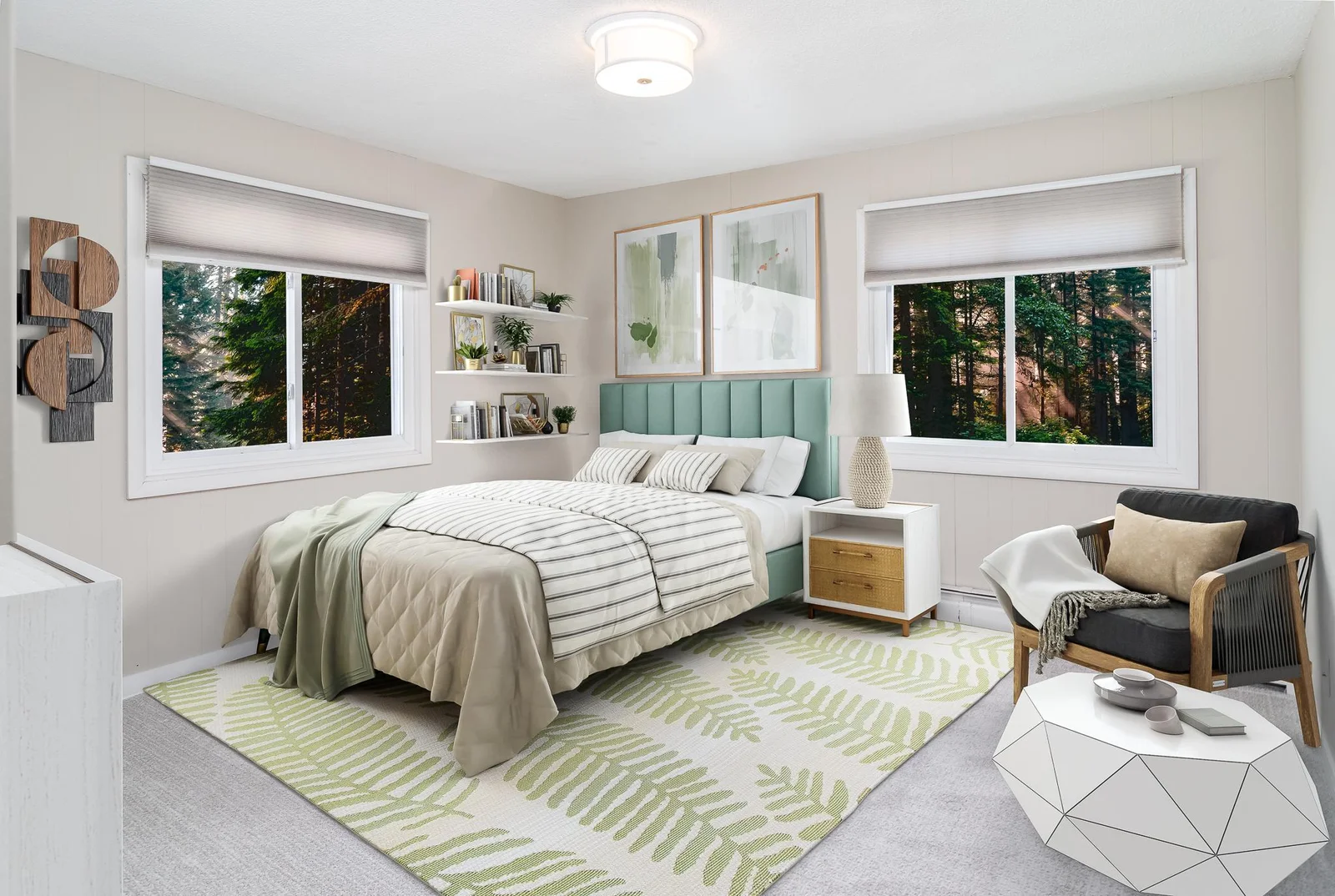 Upper Bedroom *Digitally staged