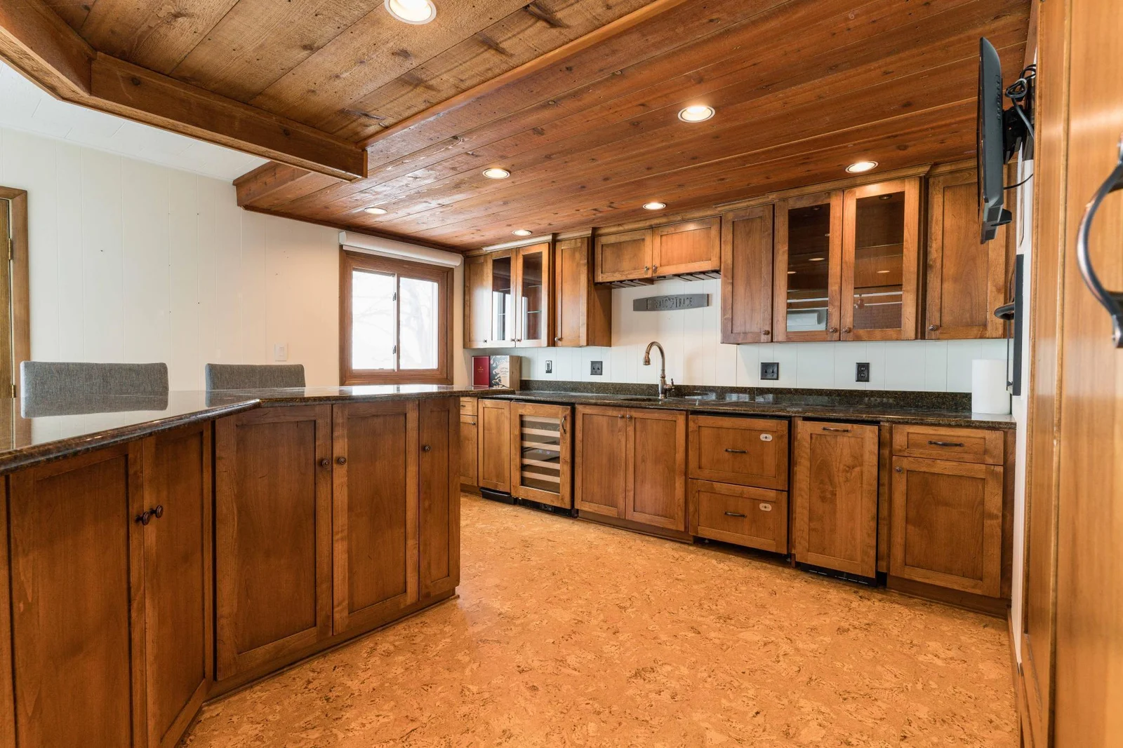 Lower level full wet bar