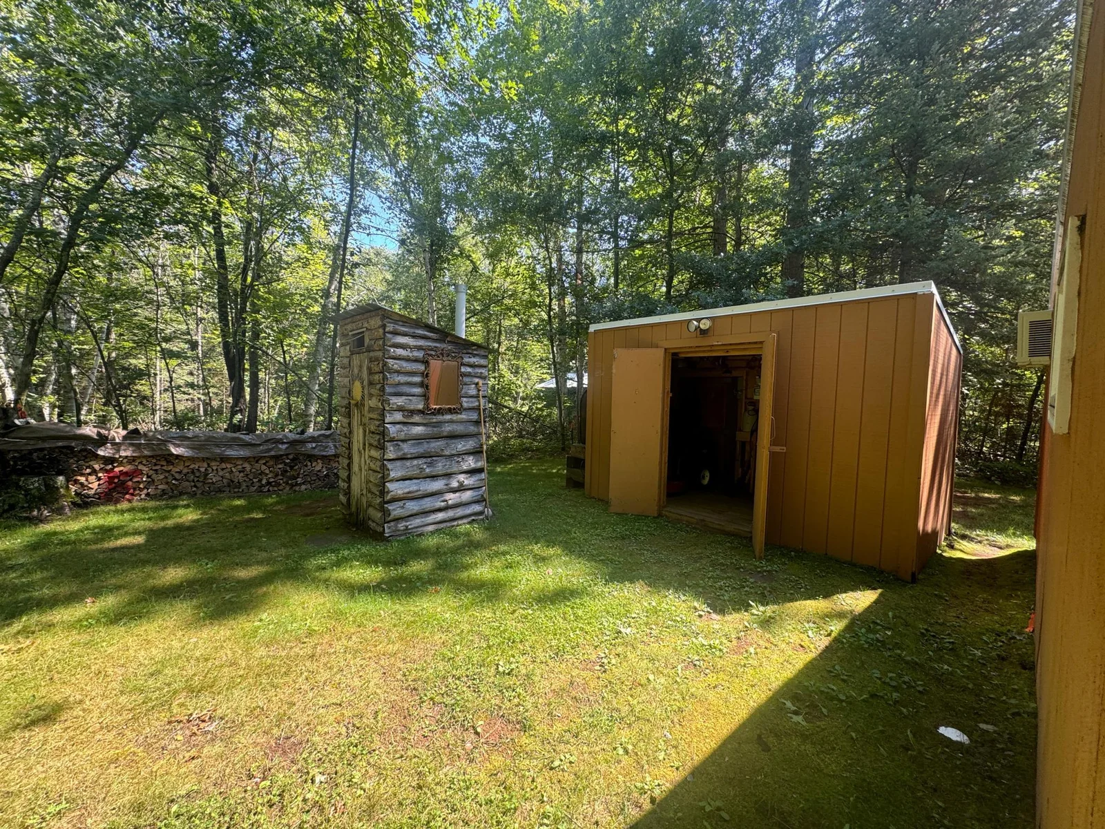 Outhouse with Storage Shed