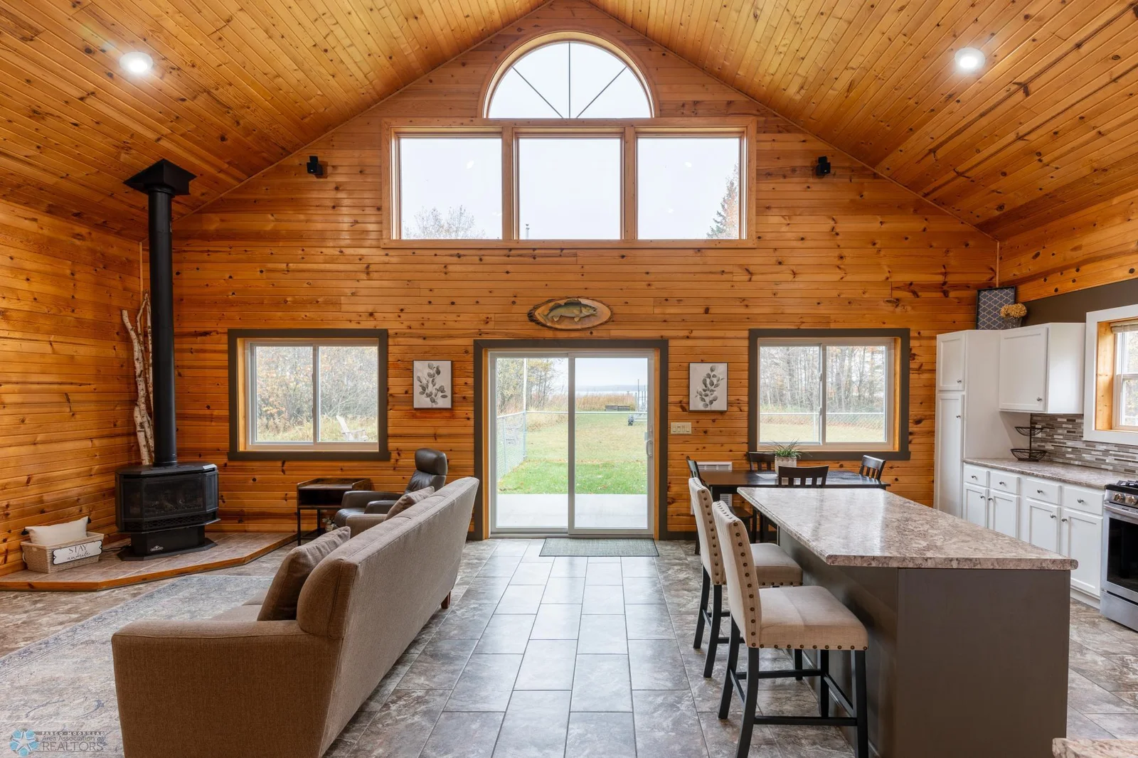 Open Kitchen/Dining with a View