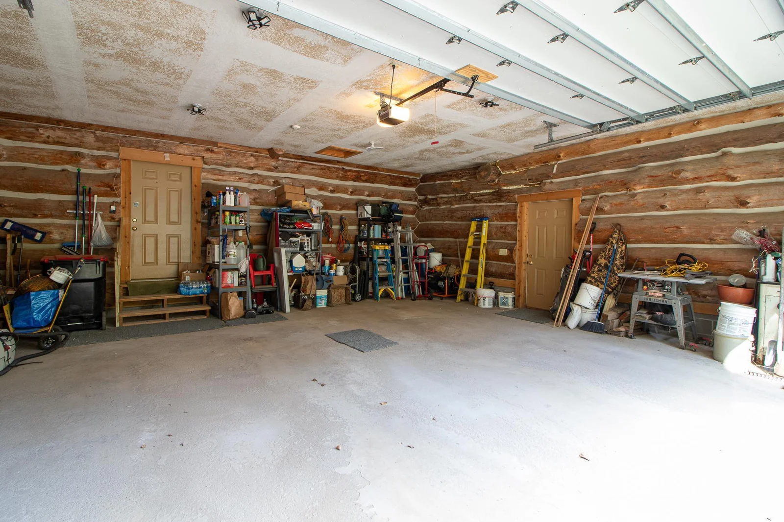 Attached garage