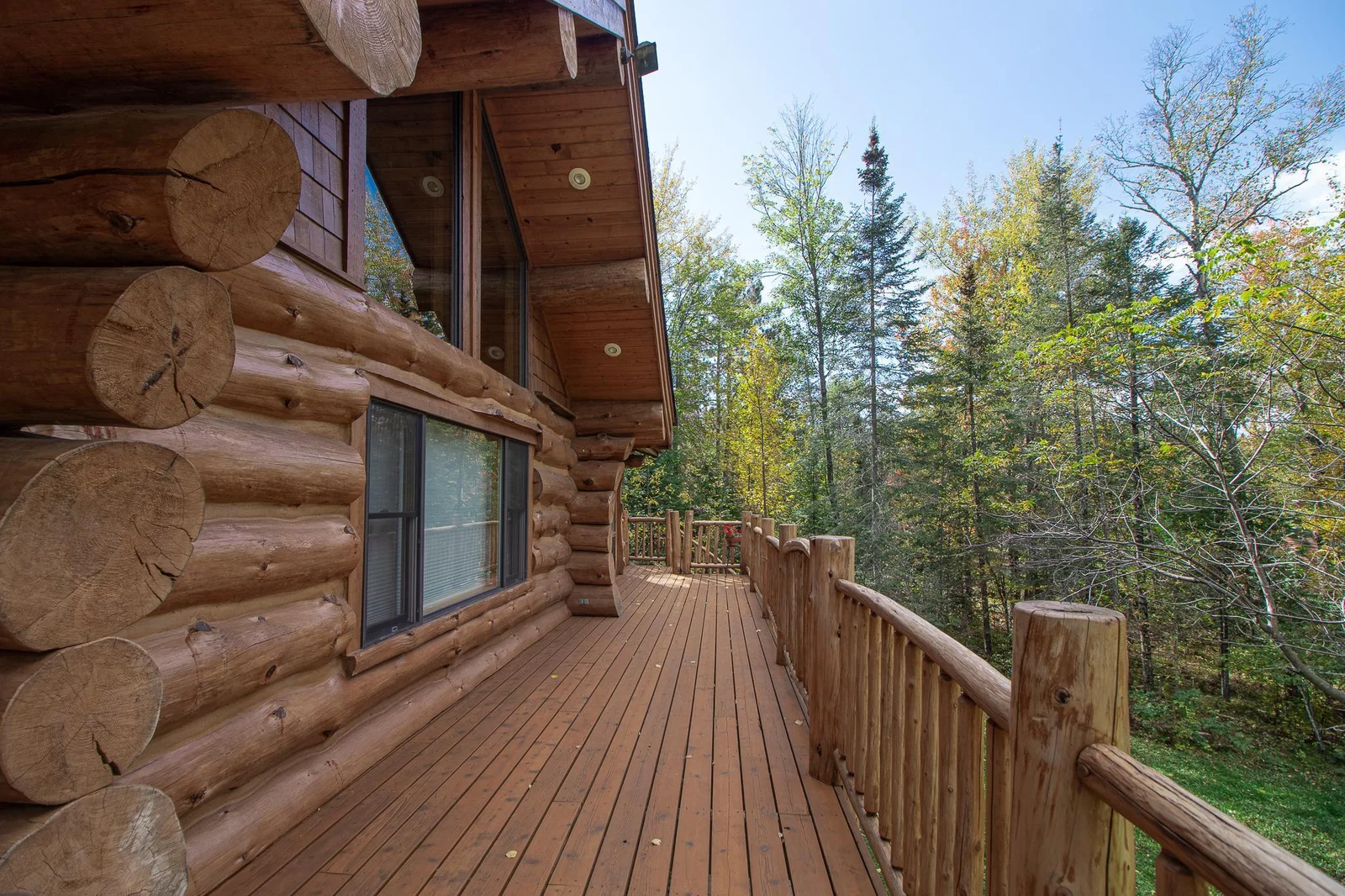 Lakeside deck