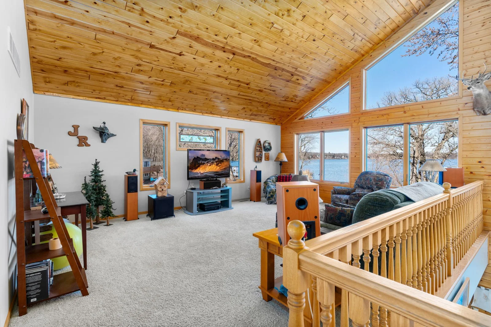 Great room with surround sound