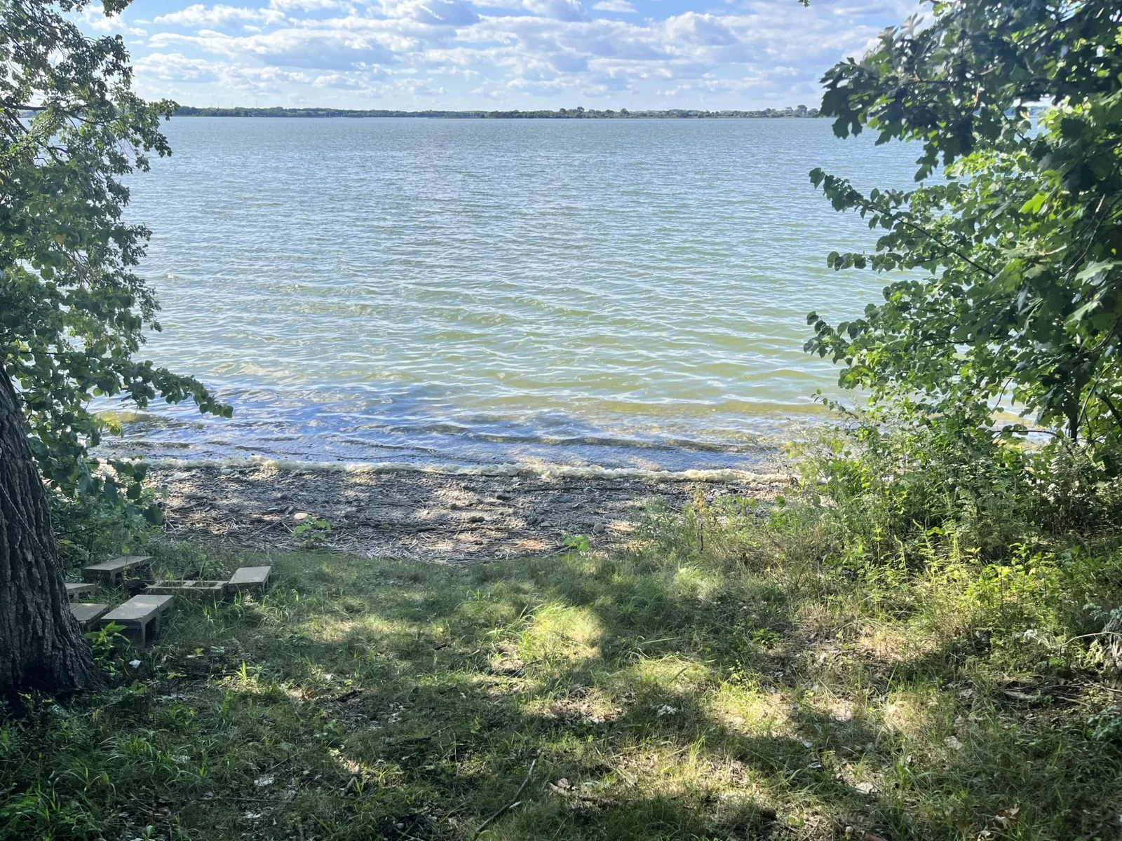 No need for steps to lake