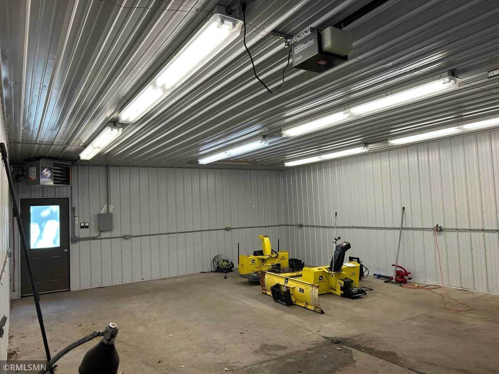 The heated and insulated oversized garage offer parking and additional areas for all your shop or craft needs.