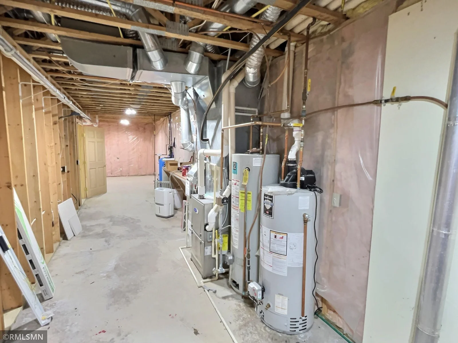 Utility room located in lower level of home.