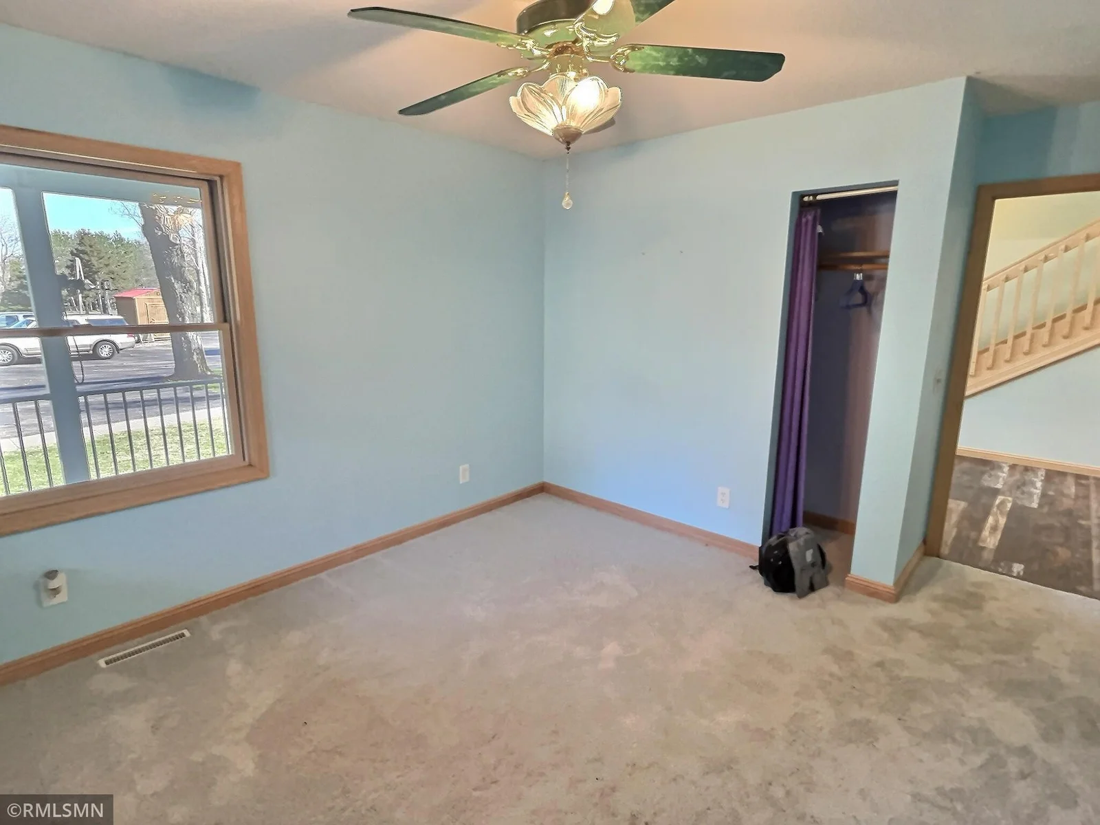 The second main floor bedroom offer ample space for children or guests.