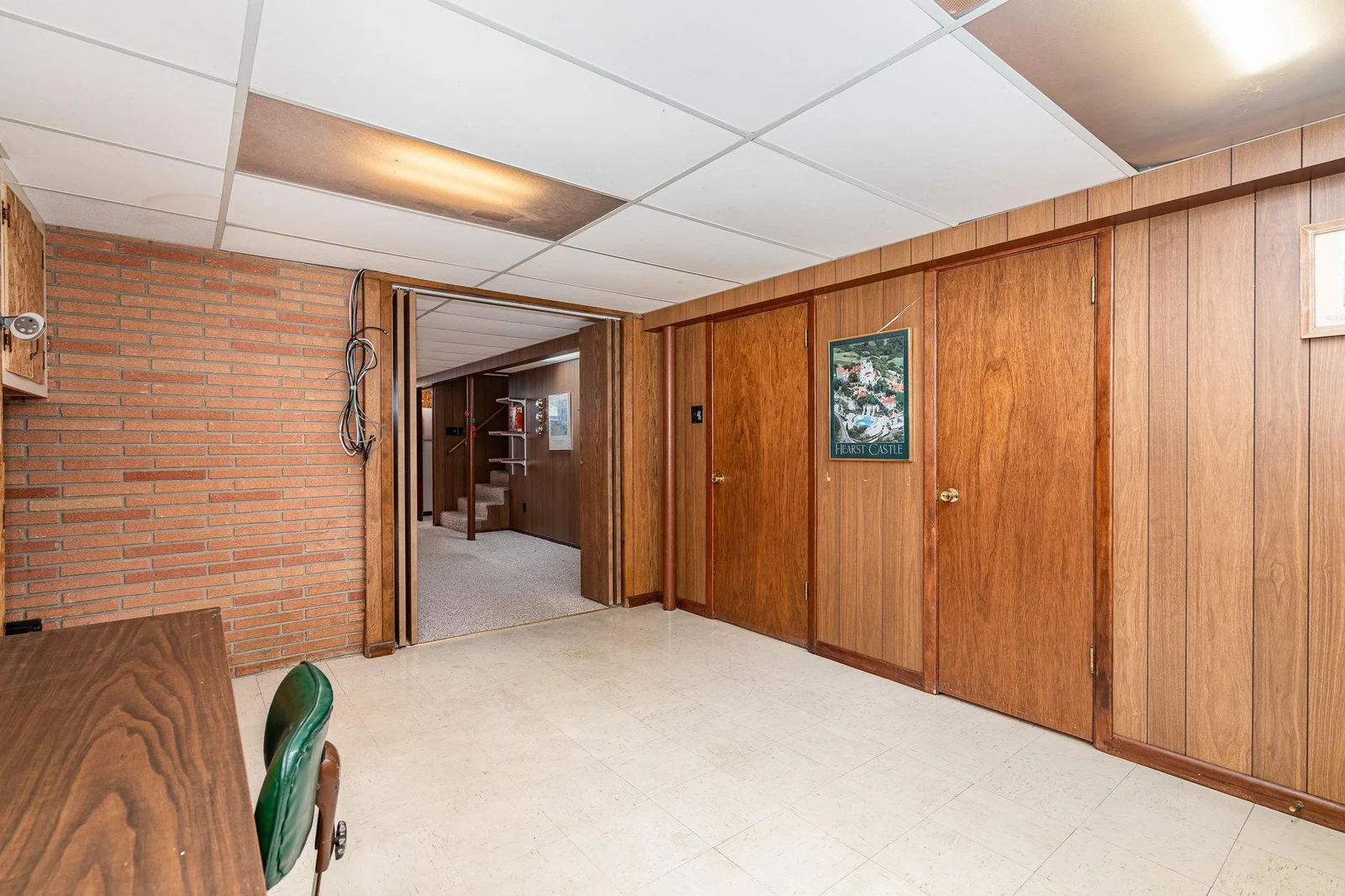 Large, den in lower level.  Could be 4th BR.