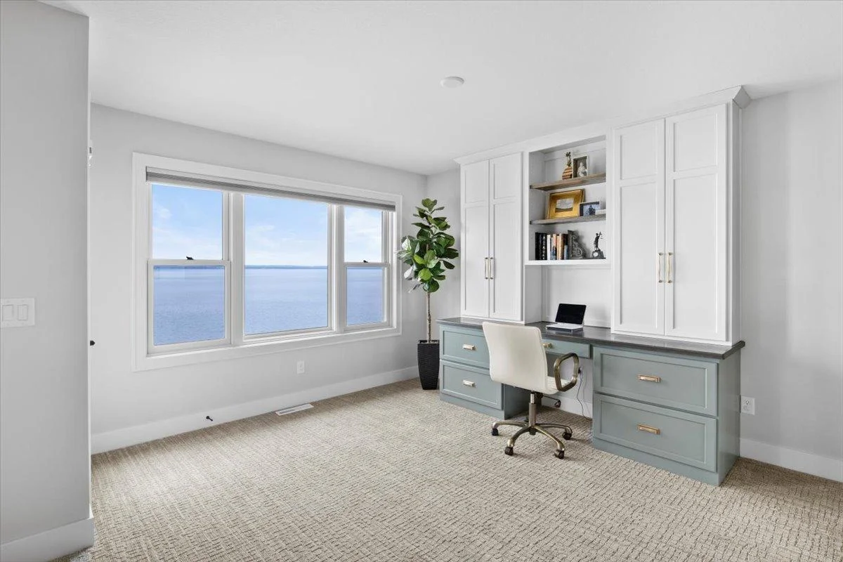 Primary Bedroom w/ Private Office & Workout Area