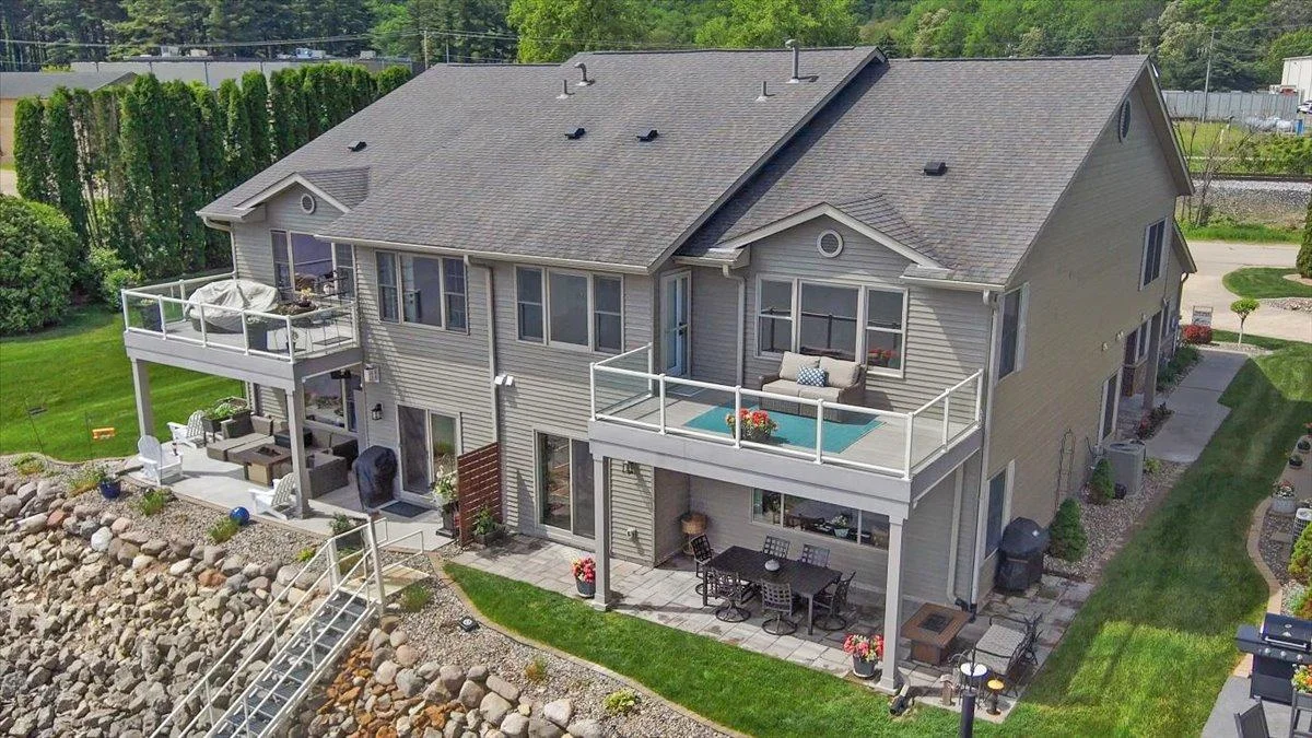 Back of Townhome