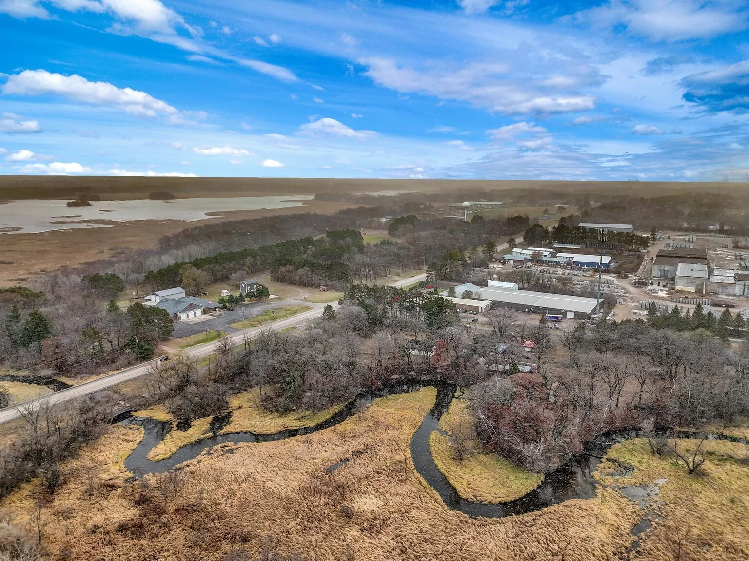 Distant photo of the property,