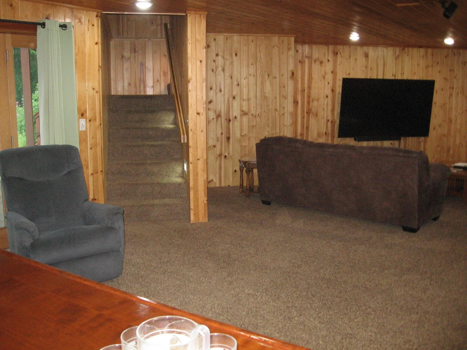 Lower Level Family Room Entertainment Central