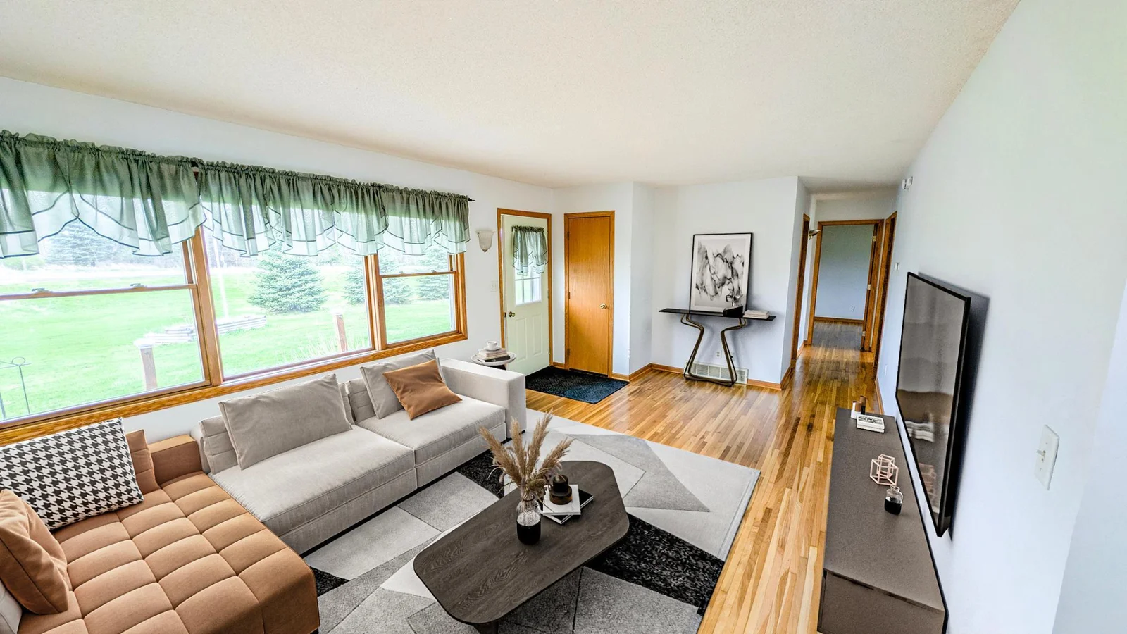 Virtually Staged Living Room {Main}