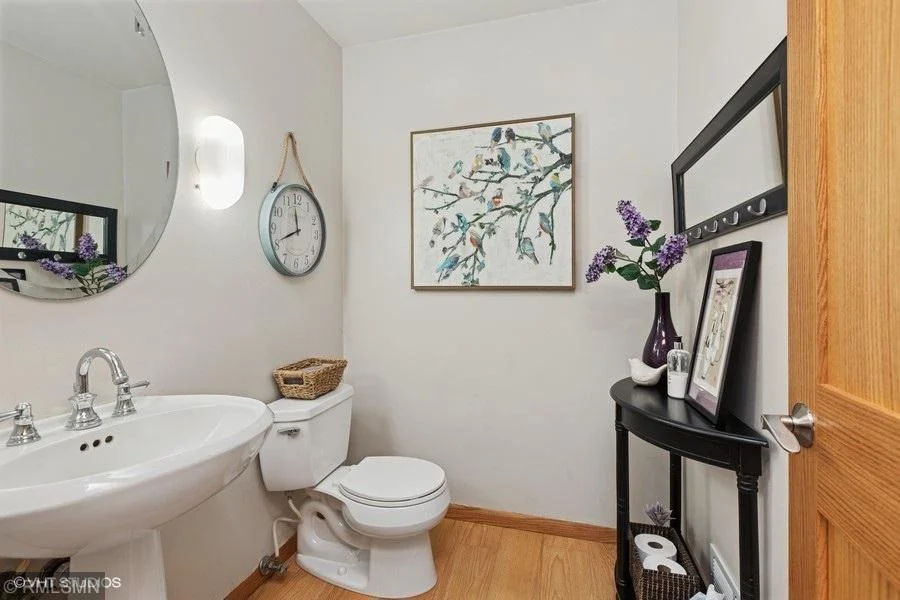 Main floor half bath