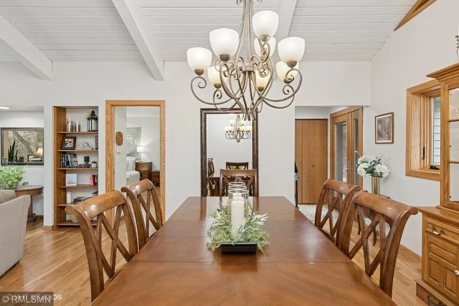 Front entryway leads into the formal dining area.