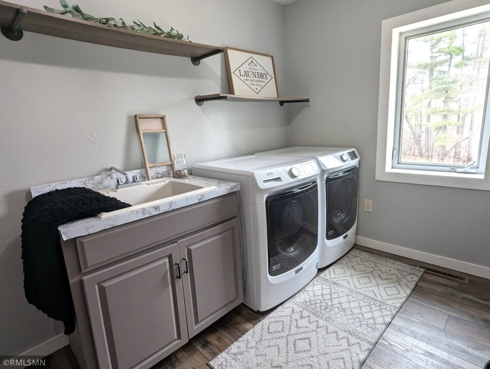 Main floor laundry room
