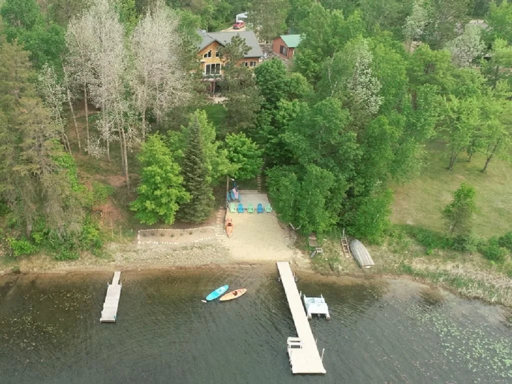 Toys on lakeside are included along with newer dock.