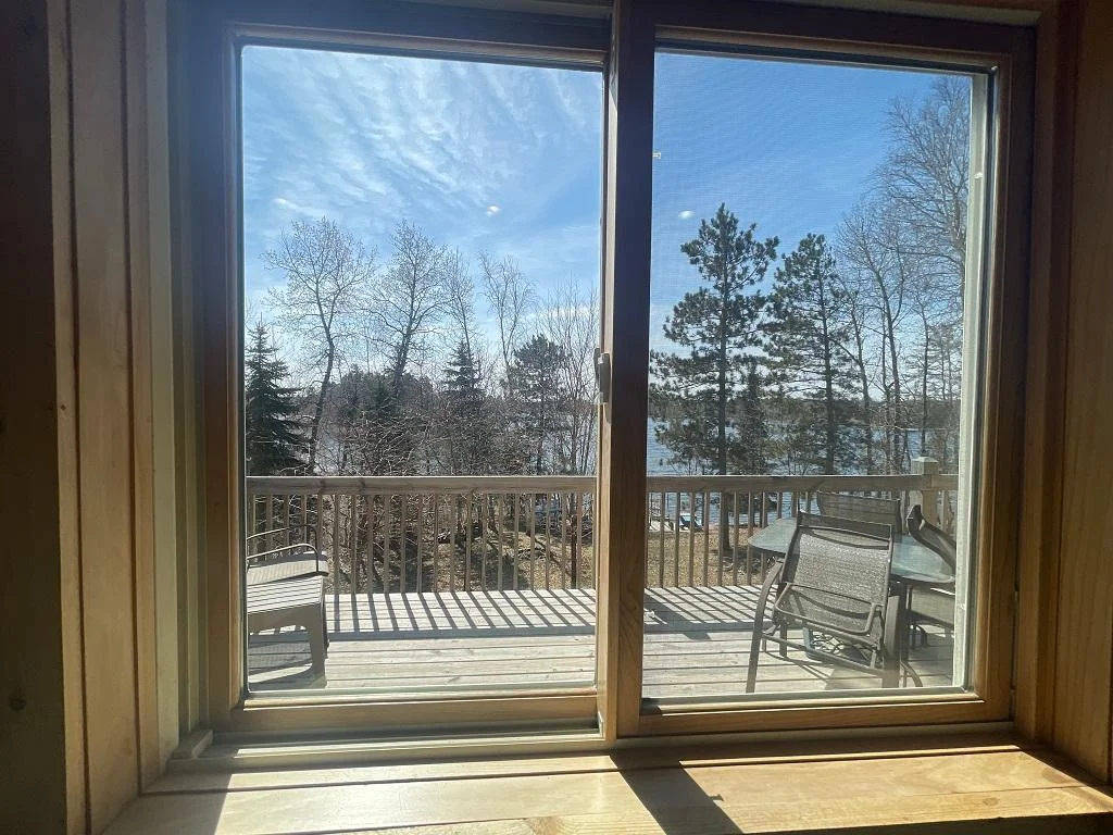 South facing deck.