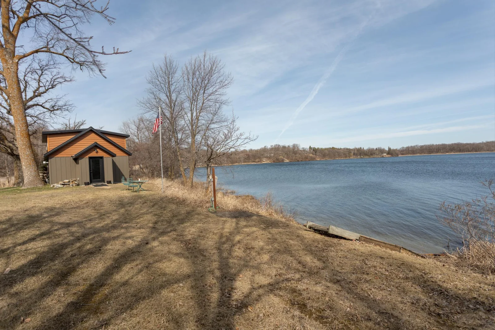 Cabin lake view
