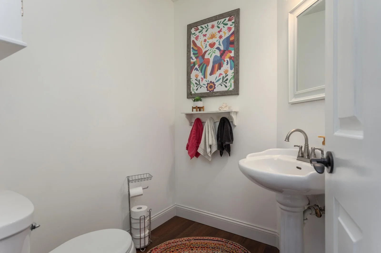 Main floor half bath